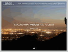 Tablet Screenshot of enclaveaz.com